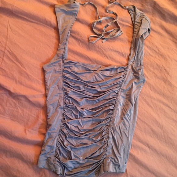 EUC lilac bebe tank top size M with open back - Picture 1 of 4
